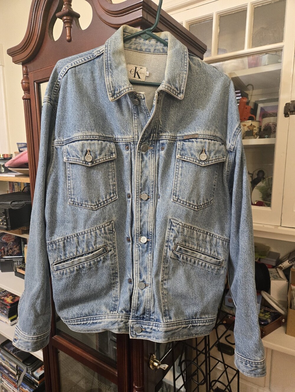 Vintage 90s Calvin Klein Jean Denim Jacket - Men's Size Large